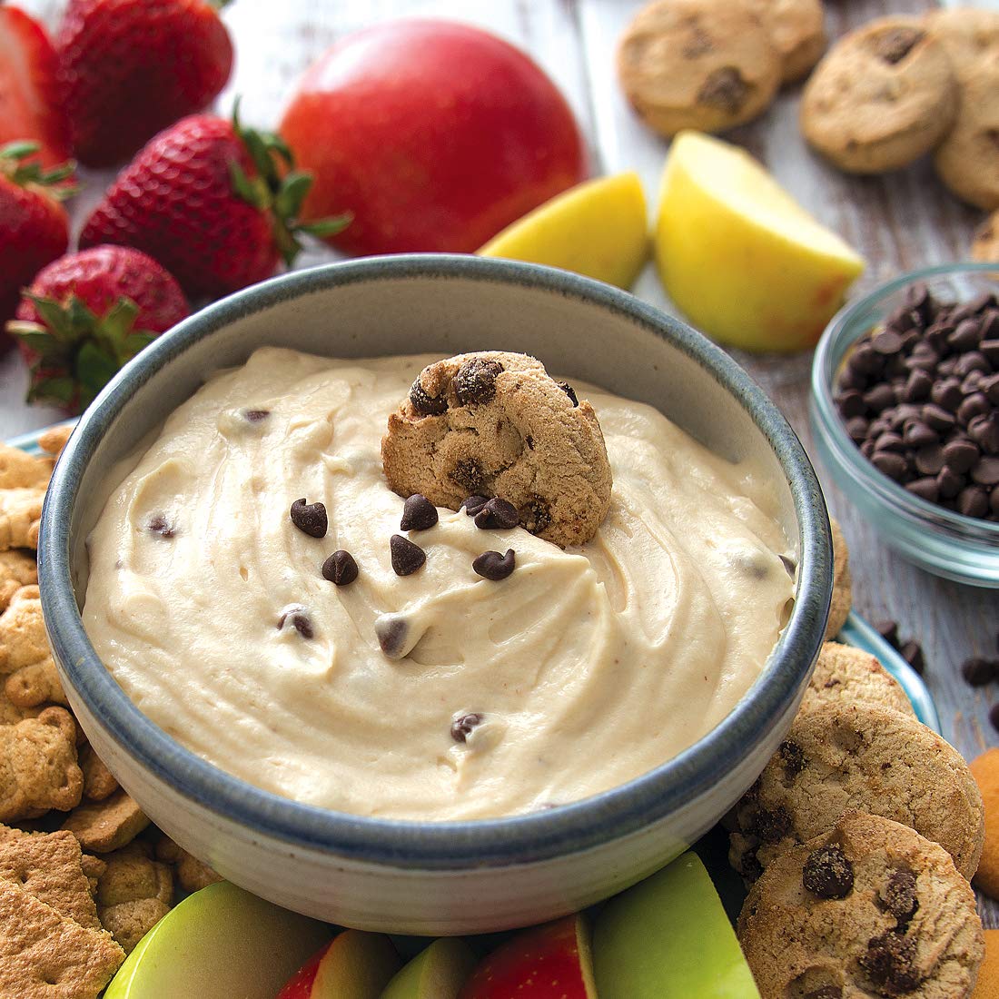 Rada Cookie Dough Sweet Dip Mix - 3 Pack | Delicious Dessert Dip for Parties, Snacks & Family Gatherings | Perfect with Fruits, Crackers & Cookies