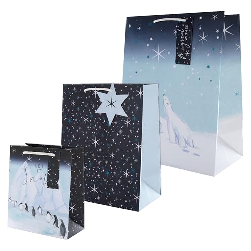 3 Winter Themed Gift Bags