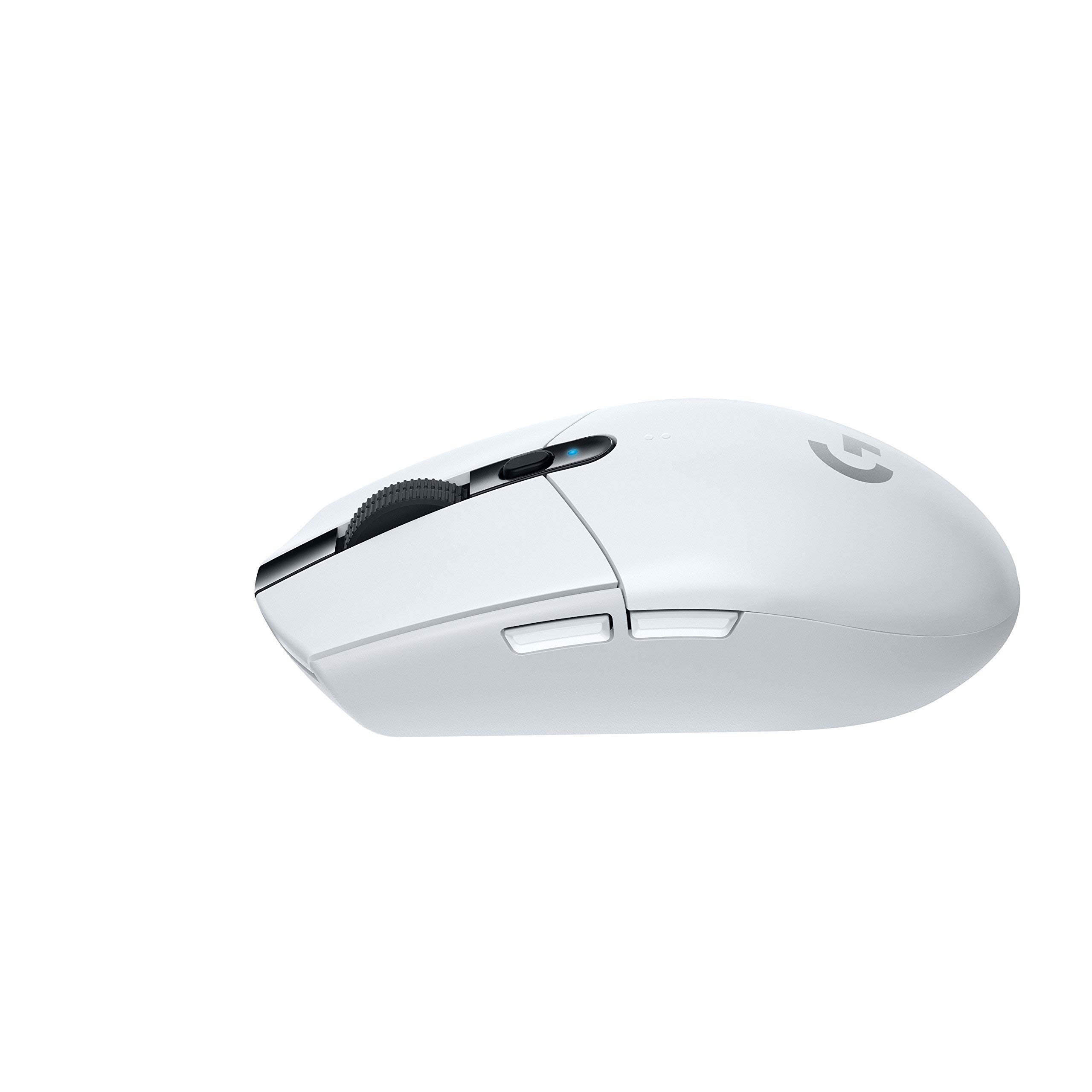 Logitech G305 Lightspeed Wireless Gaming Mouse - White (Renewed) | Lightweight, 12K DPI, 250h Battery | Perfect for FPS, MOBA & Esports Gaming