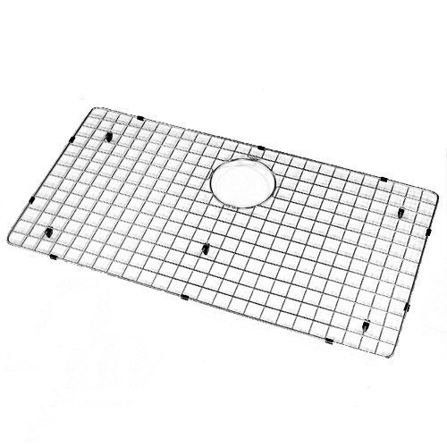 Houzer BG 4320 Wirecraft 29.5 x 15.5 Inch Stainless Steel Bottom Grid for Kitchen Sink - Perfect for Dish Drying, Organizing Utensils & Enhancing Drainage