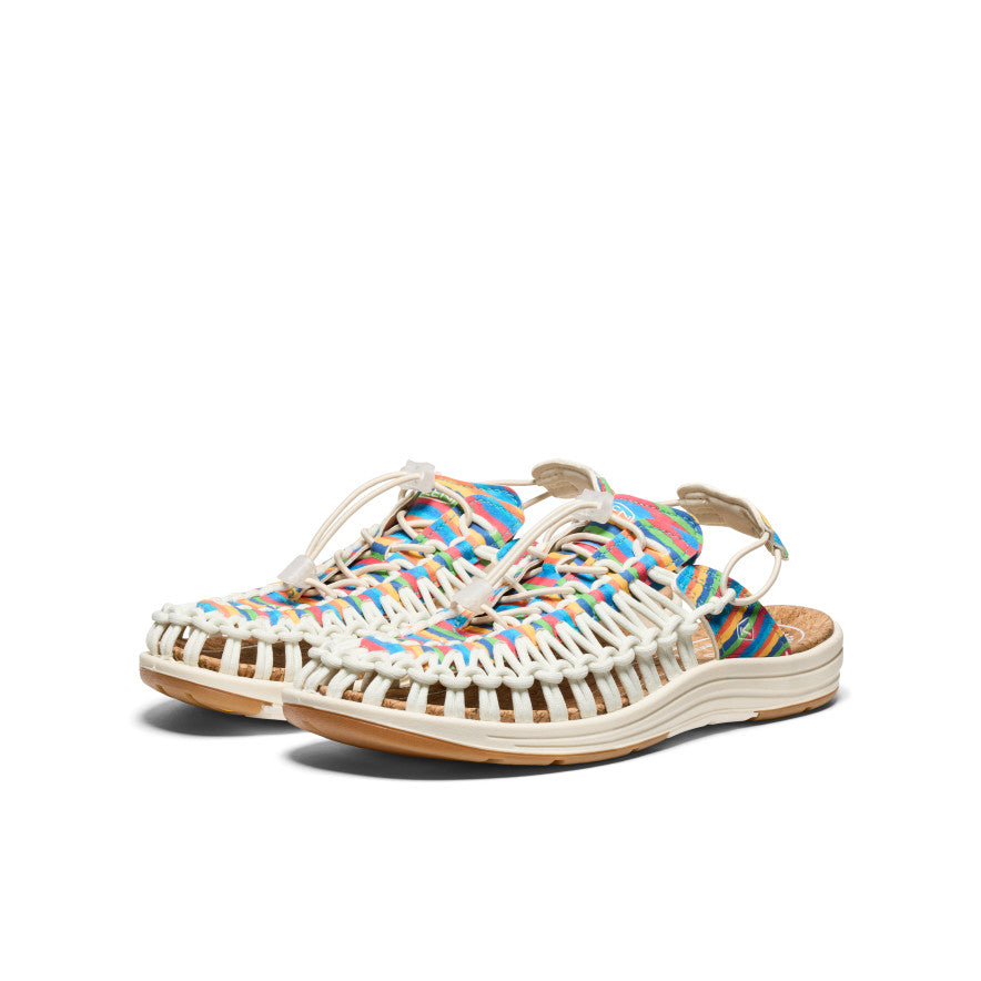UNEEK II Convertible Sandals for Men & Women - Multi/Birch | Comfortable Outdoor Hiking & Water Shoes for Beach, Travel & Everyday Wear