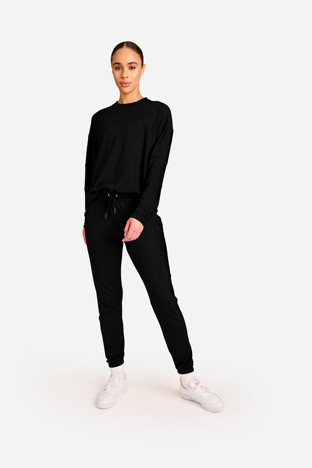 Blocked Crewneck Sweatshirt for Men & Women - Comfortable Casual Pullover for Everyday Wear | Perfect for Streetwear, Gym & Lounge