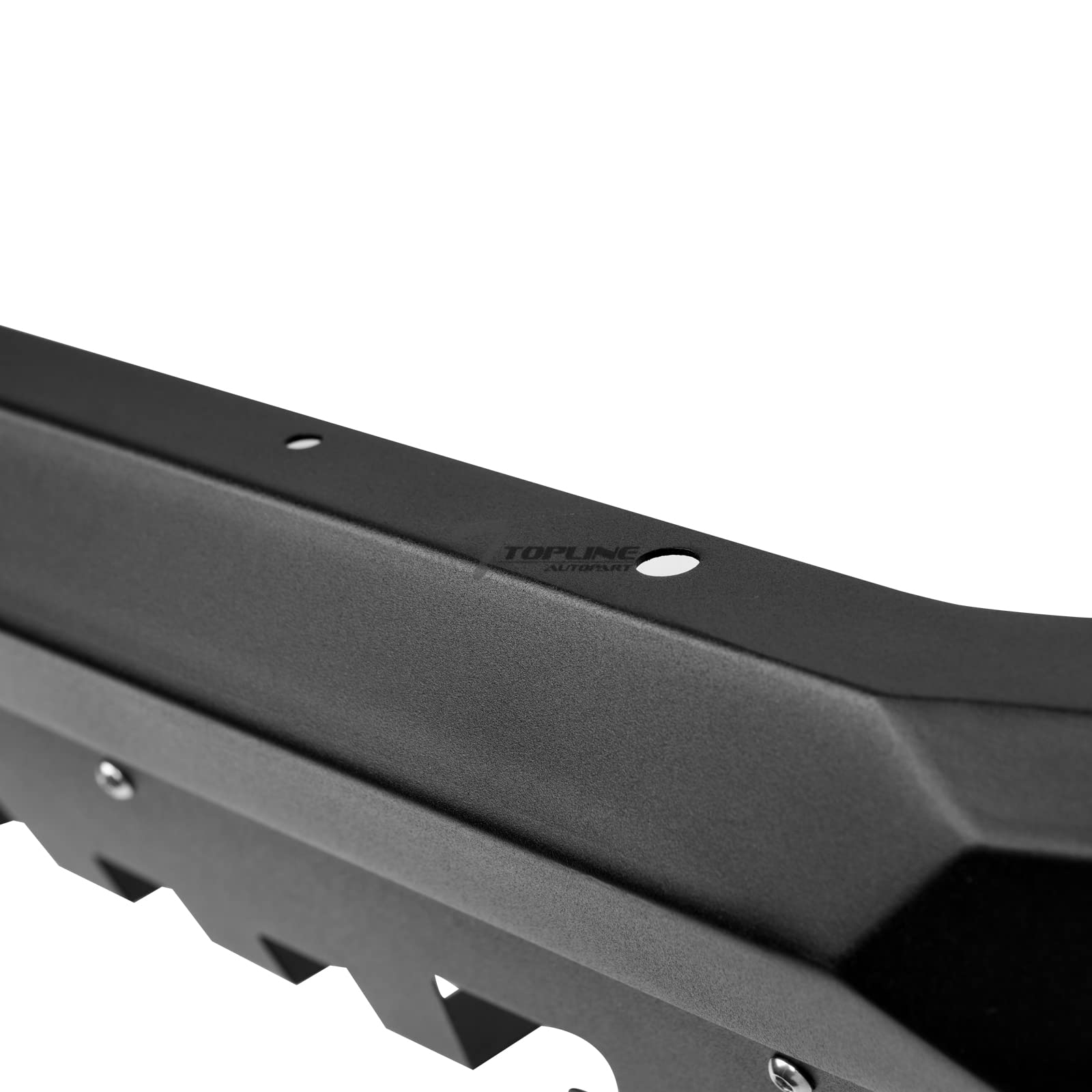 Matte Black AVT Style Angular Brush Push Front Bumper Grill Grille Guard with Skid Plate Compatible with 2010-2024 Toyota 4Runner | Off-Road Protection & Stylish Upgrade for Adventure Enthusiasts