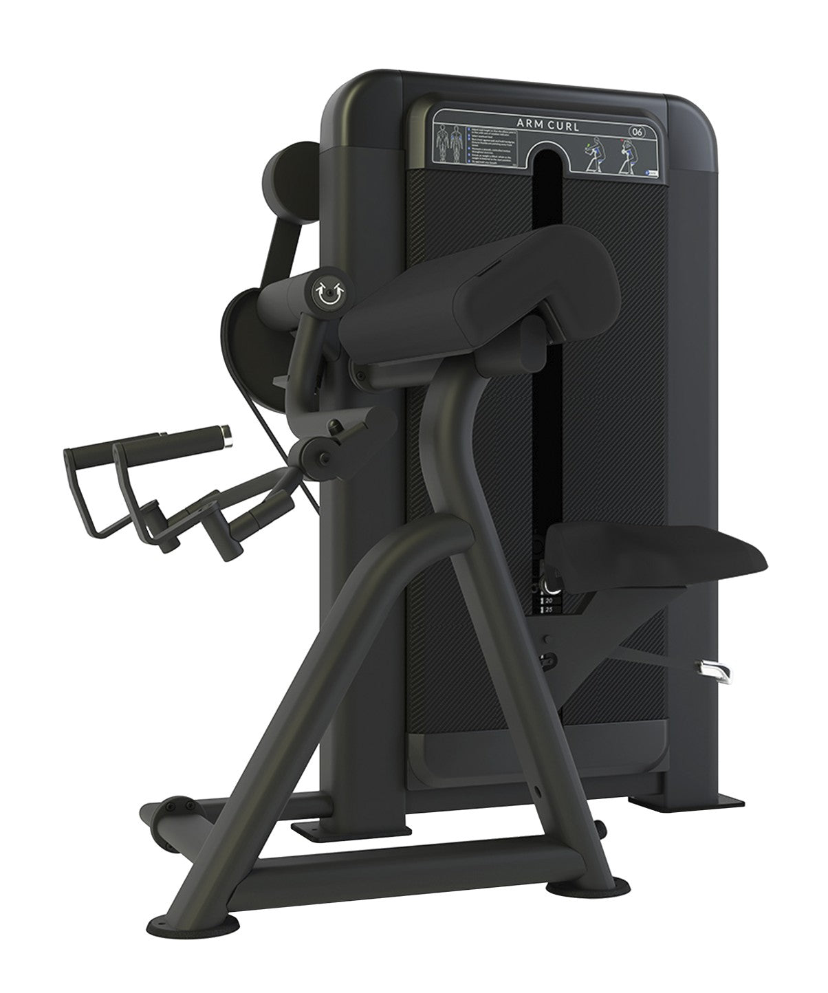 Preacher Curl Machine - Adjustable Arm Curl Weight Stack Tower for Home Gym & Strength Training - Perfect for Bicep Workouts & Upper Body Fitness