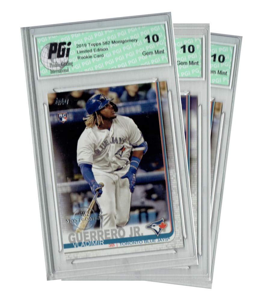 2019 Topps 582 Montgomery #625 Milwaukee Menaces Baseball Card PGI 10 Gem Mint - Perfect for Sports Collectors & Investment