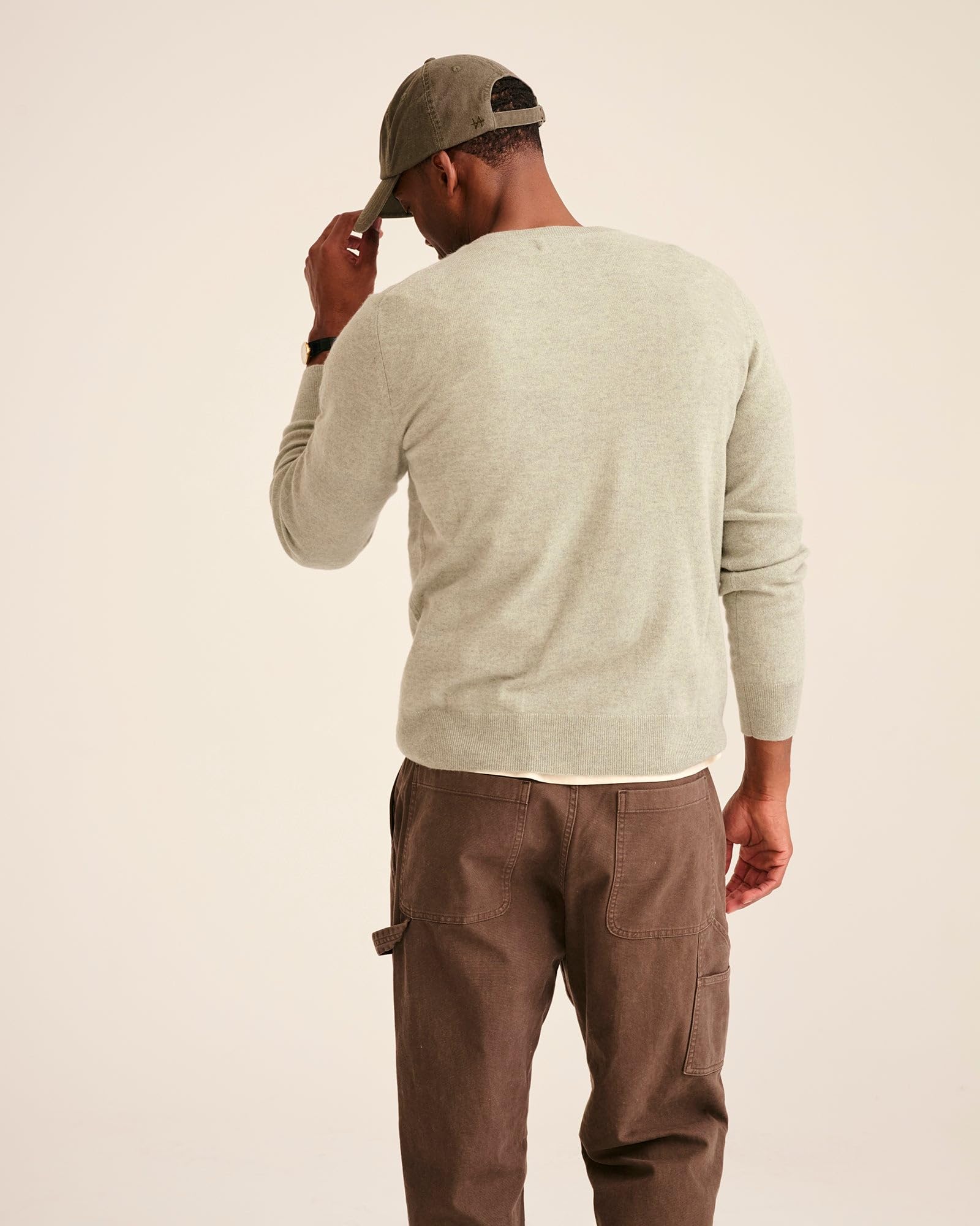 Men's Original Cashmere Crewneck Sweater - Soft Luxury Knitwear for Winter & Fall | Perfect for Office, Travel & Casual Wear