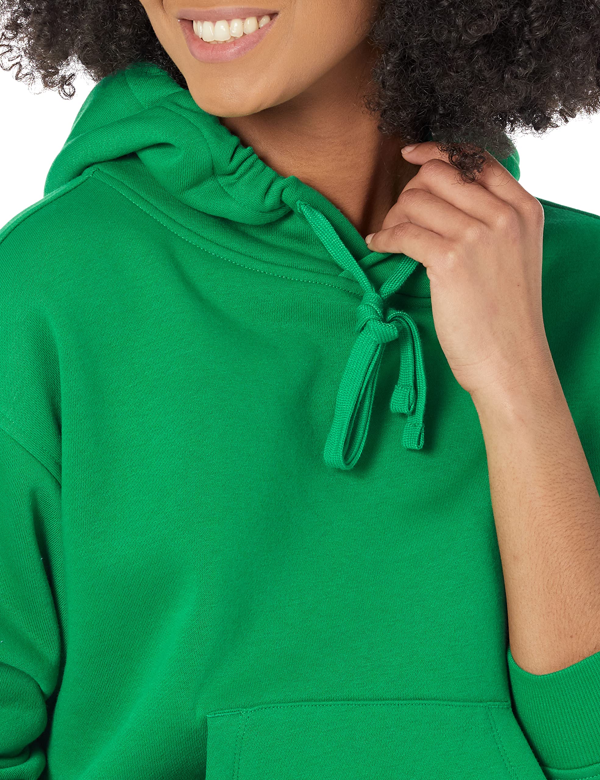 Amazon Essentials Women's Hoodies - Soft Fleece Crop Pullover Sweatshirt for Casual Wear | Plus Size Options | Perfect for Lounge, Workouts & Street Style Fashion