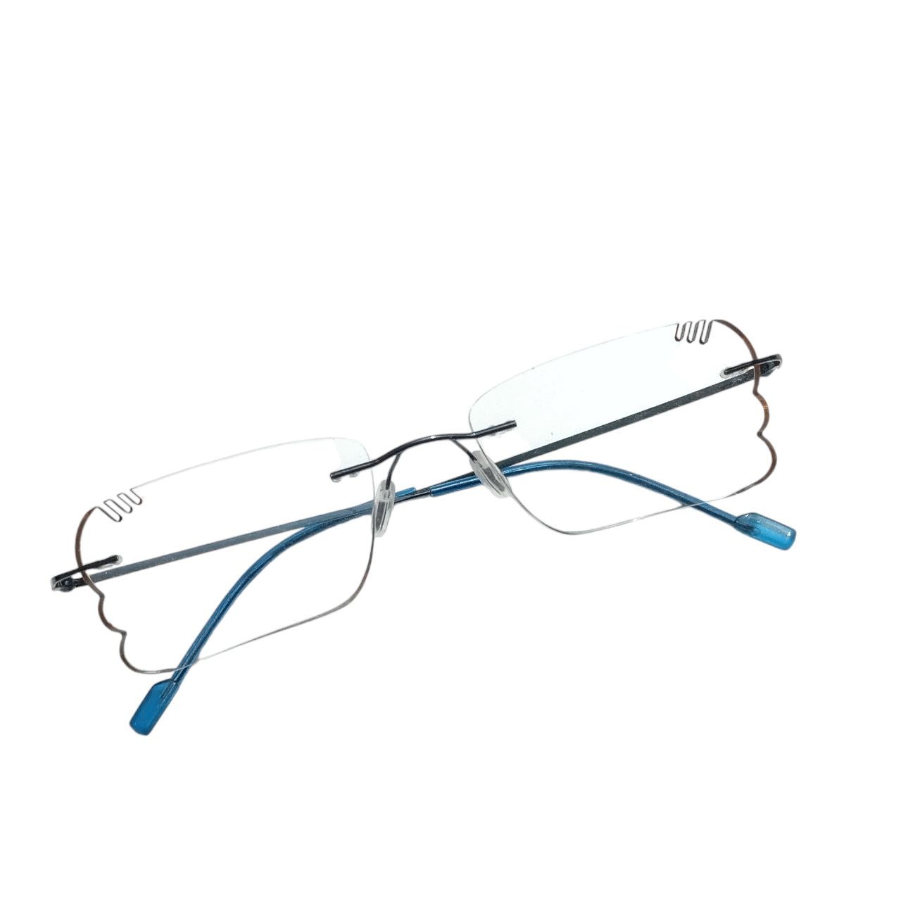 Stylish Rimless Glasses for Men & Women - Ultra Lightweight & Modern Edge Detailing - Perfect for Office, Driving & Everyday Wear