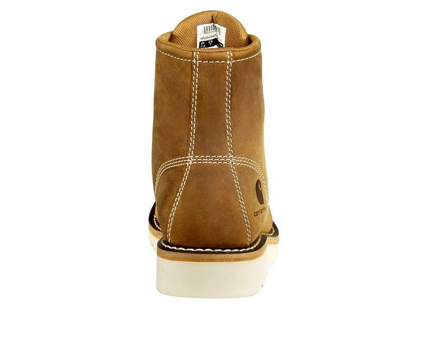 Women's FW6025 Soft Toe Work Boots with 6-Inch Wedge Heel - Comfortable & Durable Safety Shoes for Construction, Warehouse, and Outdoor Work