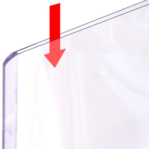 StoreSMART 25-Pack Magnetic Refrigerator Frames for Art Display - 8.5