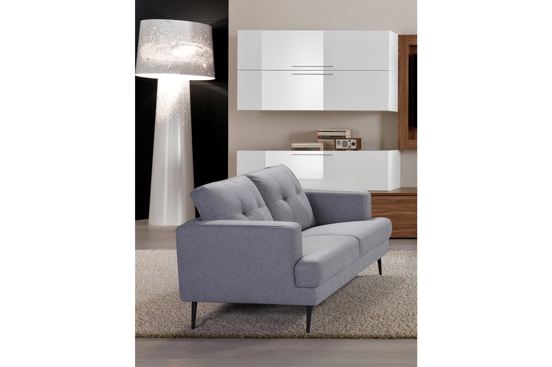 Avery Collection Grey Sofa Set - Modern 3-Piece Living Room Furniture for Small Spaces, Apartments & Cozy Home Decor | Free Shipping & Easy Assembly