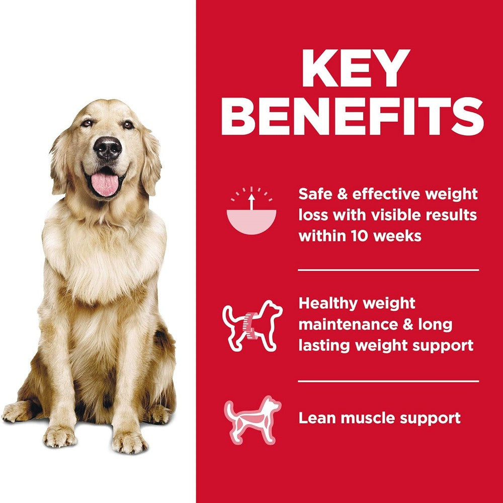 Hill's Science Diet Perfect Weight Original Bites Chicken Recipe Dry Dog Food for Adult Dogs - Weight Management & Healthy Lifestyle (1-6 Years) - Ideal for Indoor & Less Active Dogs