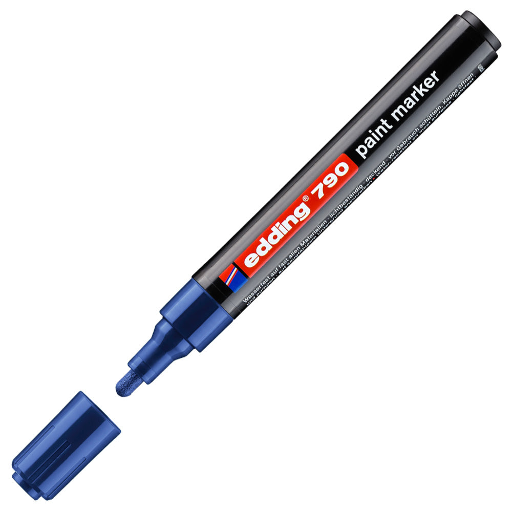 edding 790 Paint Marker Pen - Permanent, Waterproof & Quick-Drying for DIY, Crafts, Signs & Industrial Labeling