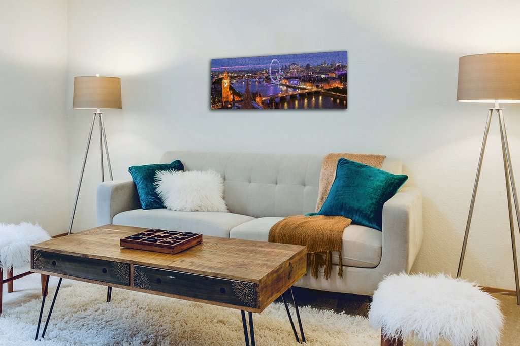 Ravensburger 1000-Piece Adult Jigsaw Puzzle - London at Night Panorama (15064) - Perfect for Family Game Night, Relaxation & Home Decor