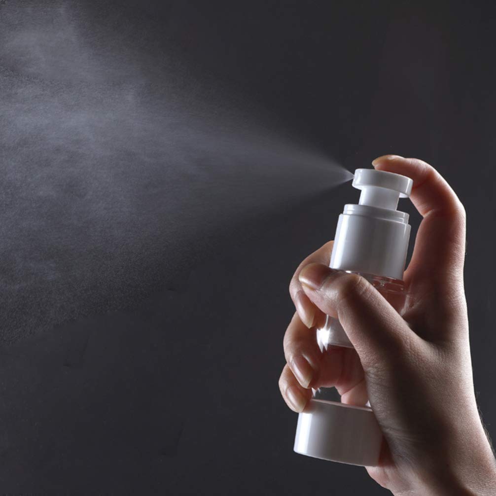 Lurrose 3-Pack 30ml Airless Pump Spray Bottles - Fine Mist Cosmetic Atomizer for Travel, Home & Skincare - Perfect for Liquids, Toners, Essential Oils & DIY Beauty Products