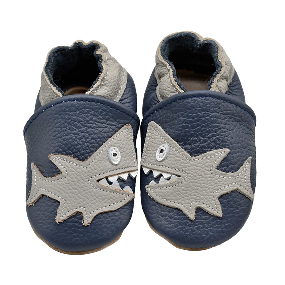 iEvolve Baby Soft Sole First Walker Shoes for Girls & Boys - Non-Slip Crib Moccasins for Newborn to Toddler - Perfect for Indoor Play, First Steps & Special Occasions