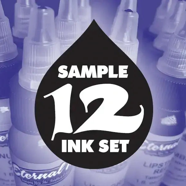 Eternal Ink Professional 12-Color Tattoo Ink Set - Vibrant, Long-Lasting Pigments for Tattoo Artists & Body Art Enthusiasts | Perfect for Studio Work, Tattoo Practice & Professional Use