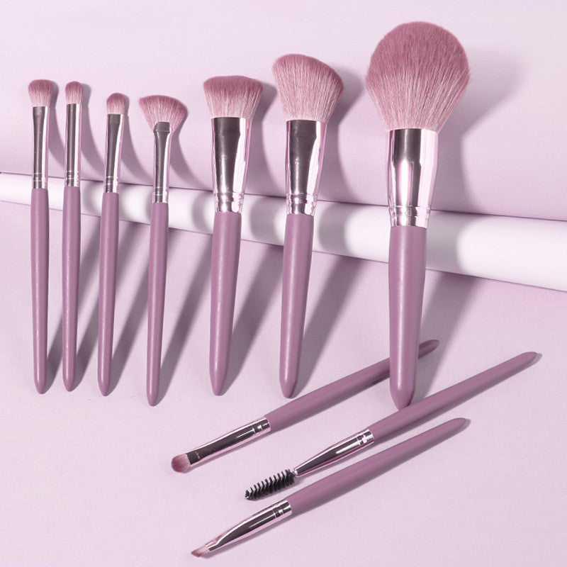 14 Piece Wooden Handle Makeup Brush Set - Professional Cosmetic Brushes for Foundation, Blending, Eyeshadow & Contouring - Perfect for Makeup Artists & Beauty Enthusiasts