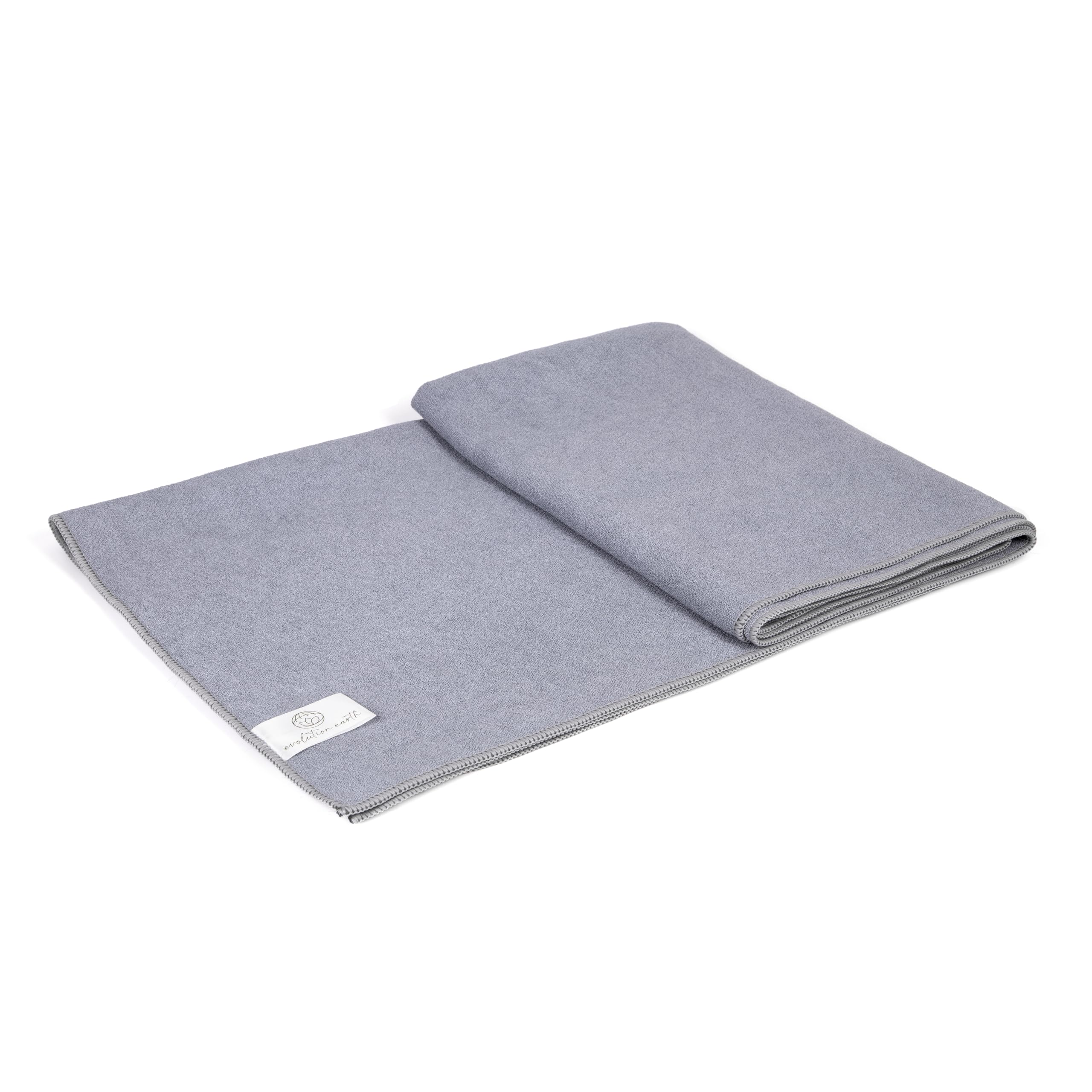 Premium Double-Sided Microfiber Yoga Towel - Non-Slip, Sweat Absorbent for Hot Yoga & Bikram - Lightweight & Quick-Drying Pilates Mat Cover - 73