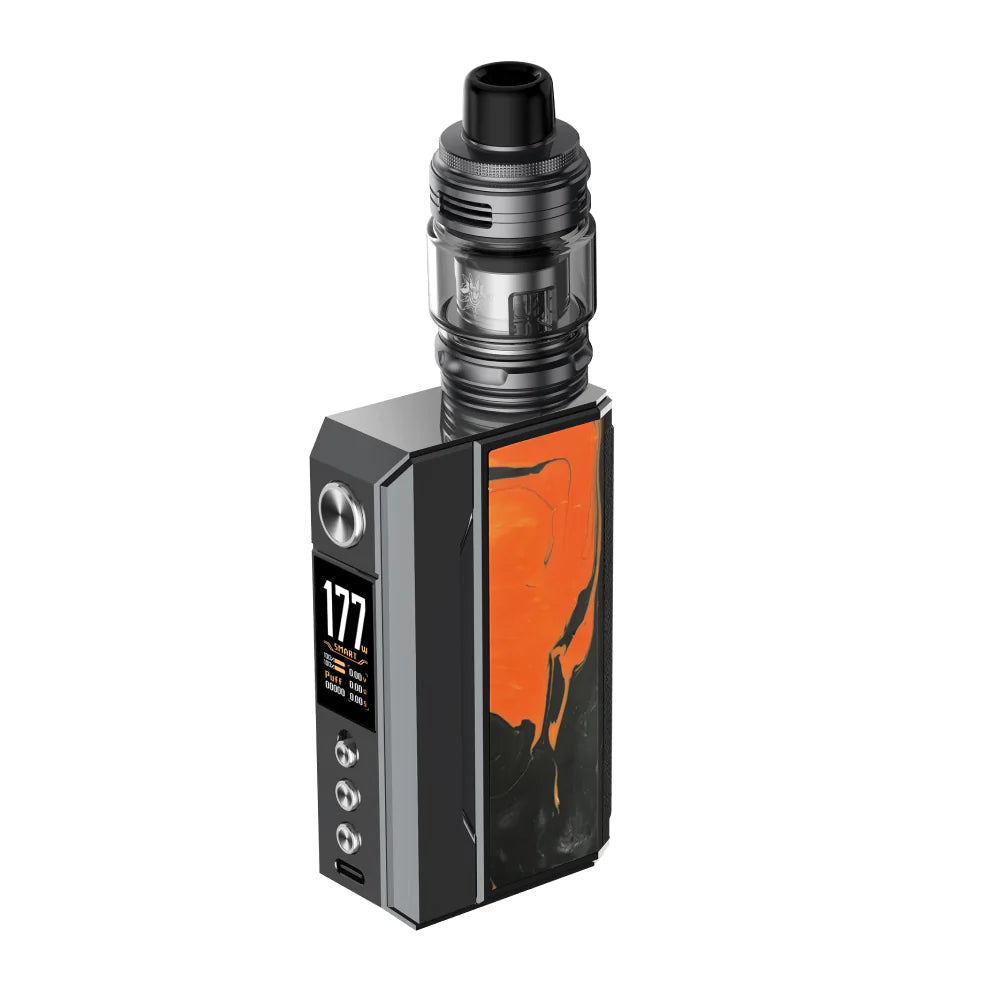 Drag 4 177W High Powered Vape Starter Kit - Premium Box Mod with OLED Display for Cloud Chasing & Smooth Vaping Experience | Perfect for Beginners & Advanced Users at Home or On-the-Go