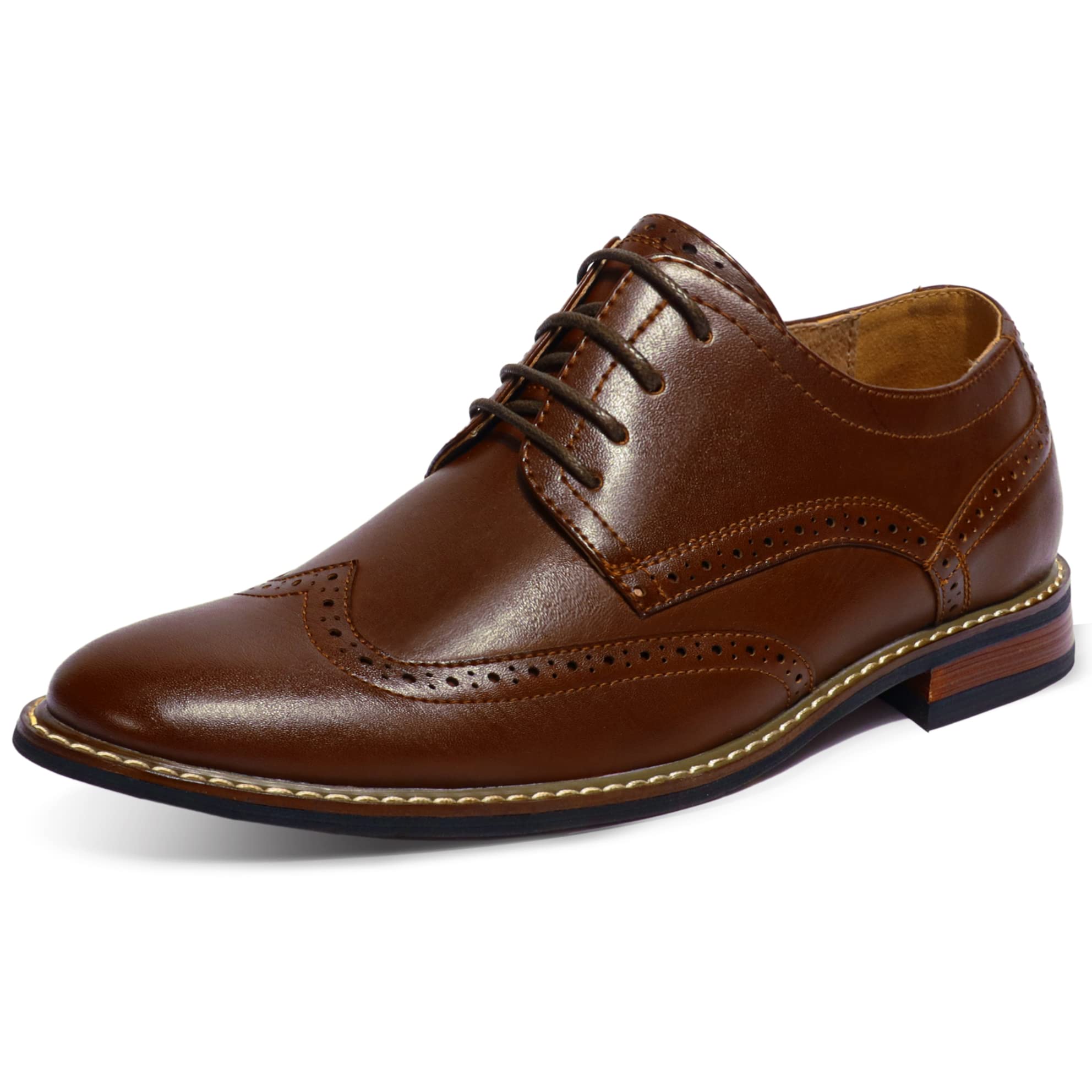 Premium Men's Dress Shoes - Formal Cap Toe Oxford Business Shoes for Men | Comfortable & Stylish | Perfect for Weddings, Office & Formal Events
