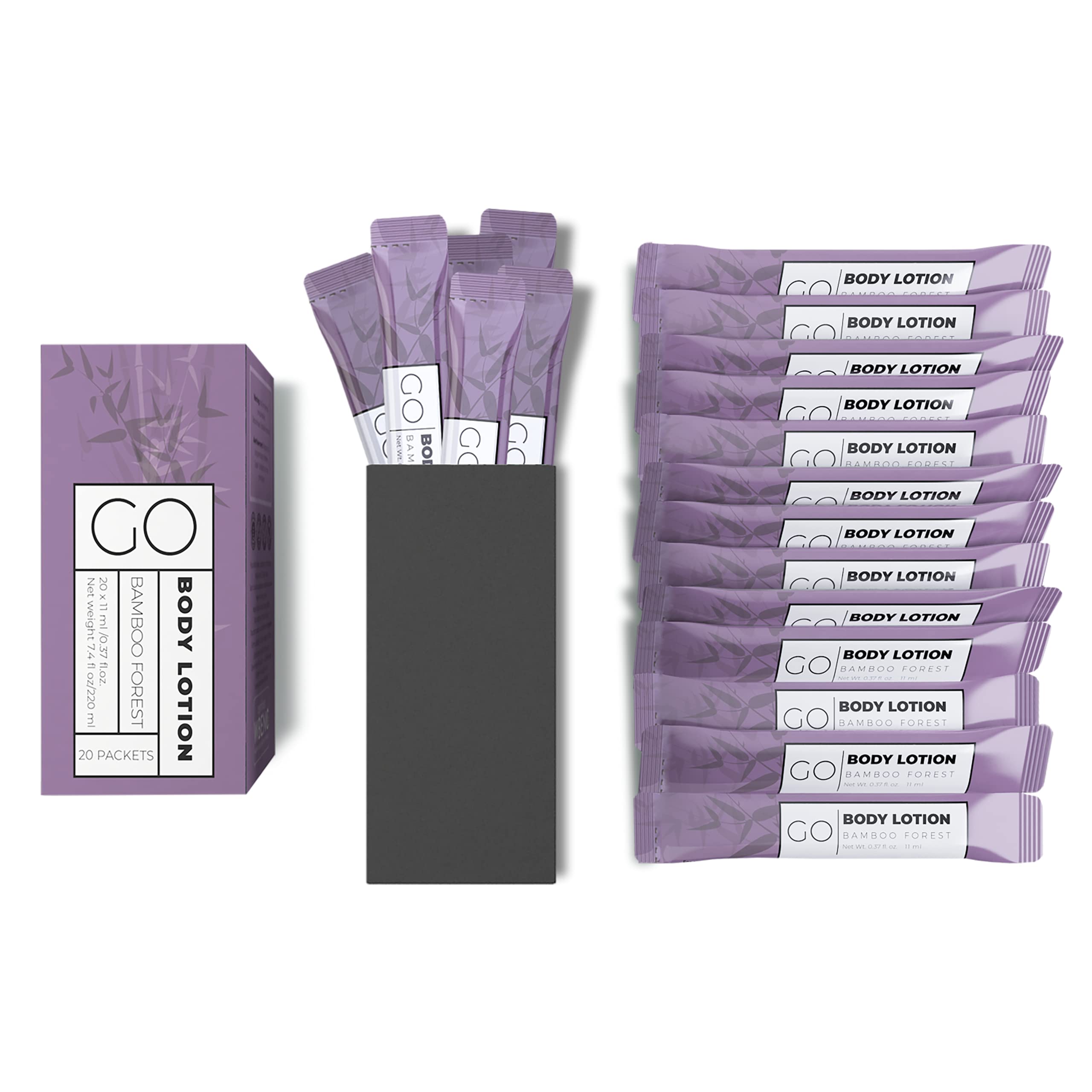Go Essentials Travel Mouthwash & Body Lotion Bundle - 20 Single-Use Packets Each | Perfect for Travel, Hotels, Airbnb, Spas, Resorts & Gift Baskets | Portable Hygiene Kit for On-the-Go