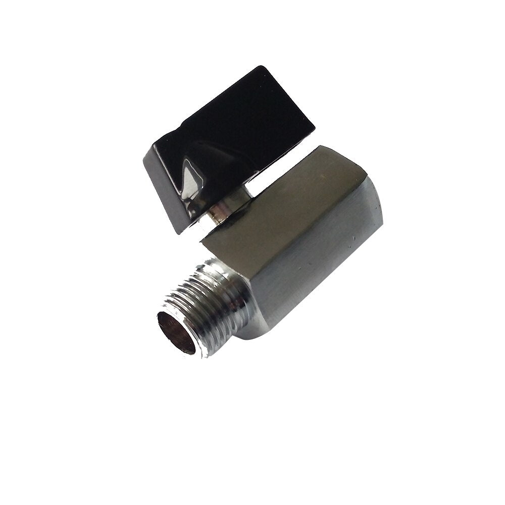 1/4 Inch Male to 1/4 Inch Female Sphere Valve - High-Quality Brass Ball Valve for Water, Gas, and Air Systems - Perfect for Plumbing, HVAC, and Industrial Applications