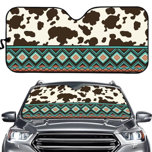 Vintage Aztec Cow Print