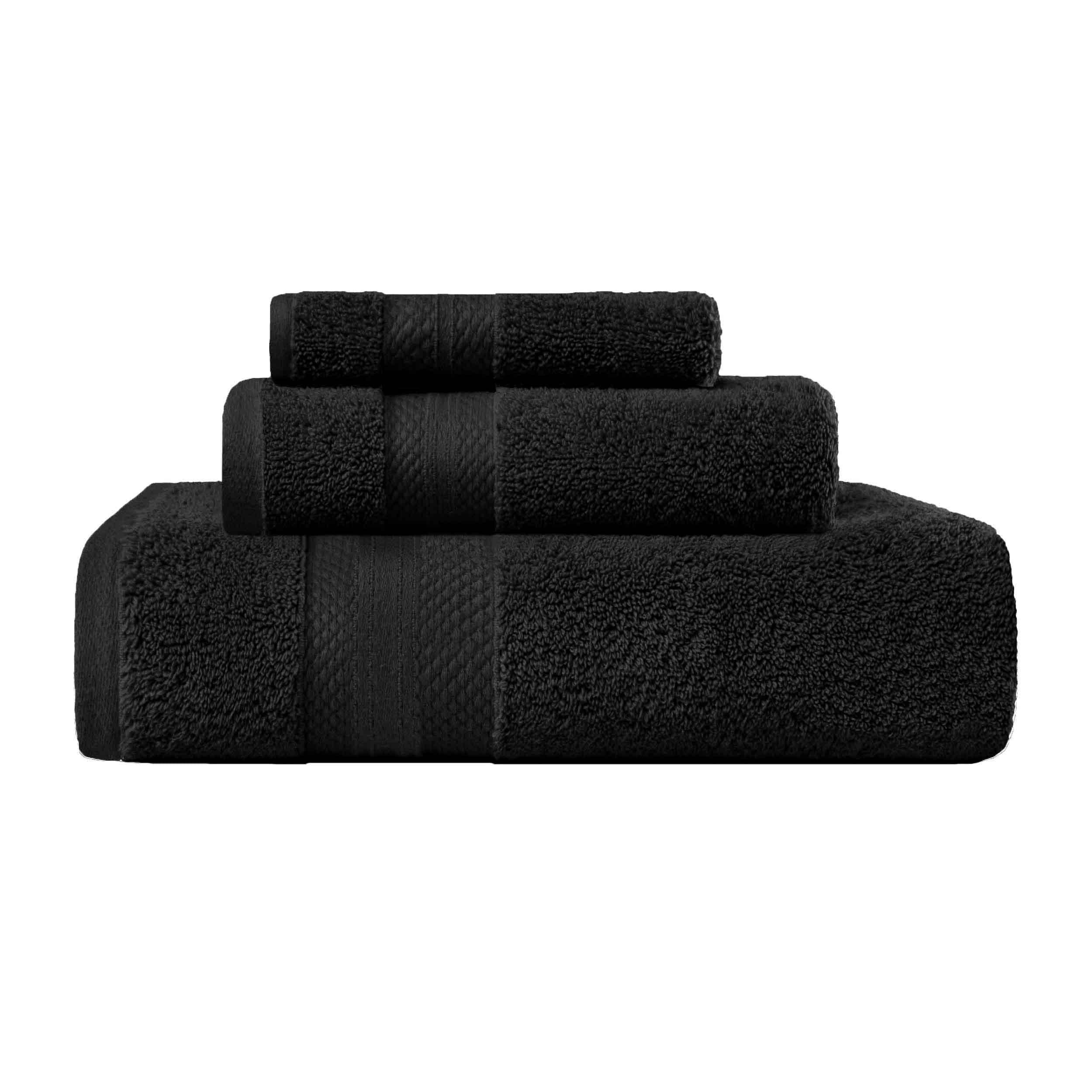 Premium Turkish Cotton 3-Piece Ultra Plush Bath Towel Set - Highly Absorbent, Soft & Luxurious for Spa, Bathroom & Beach Use