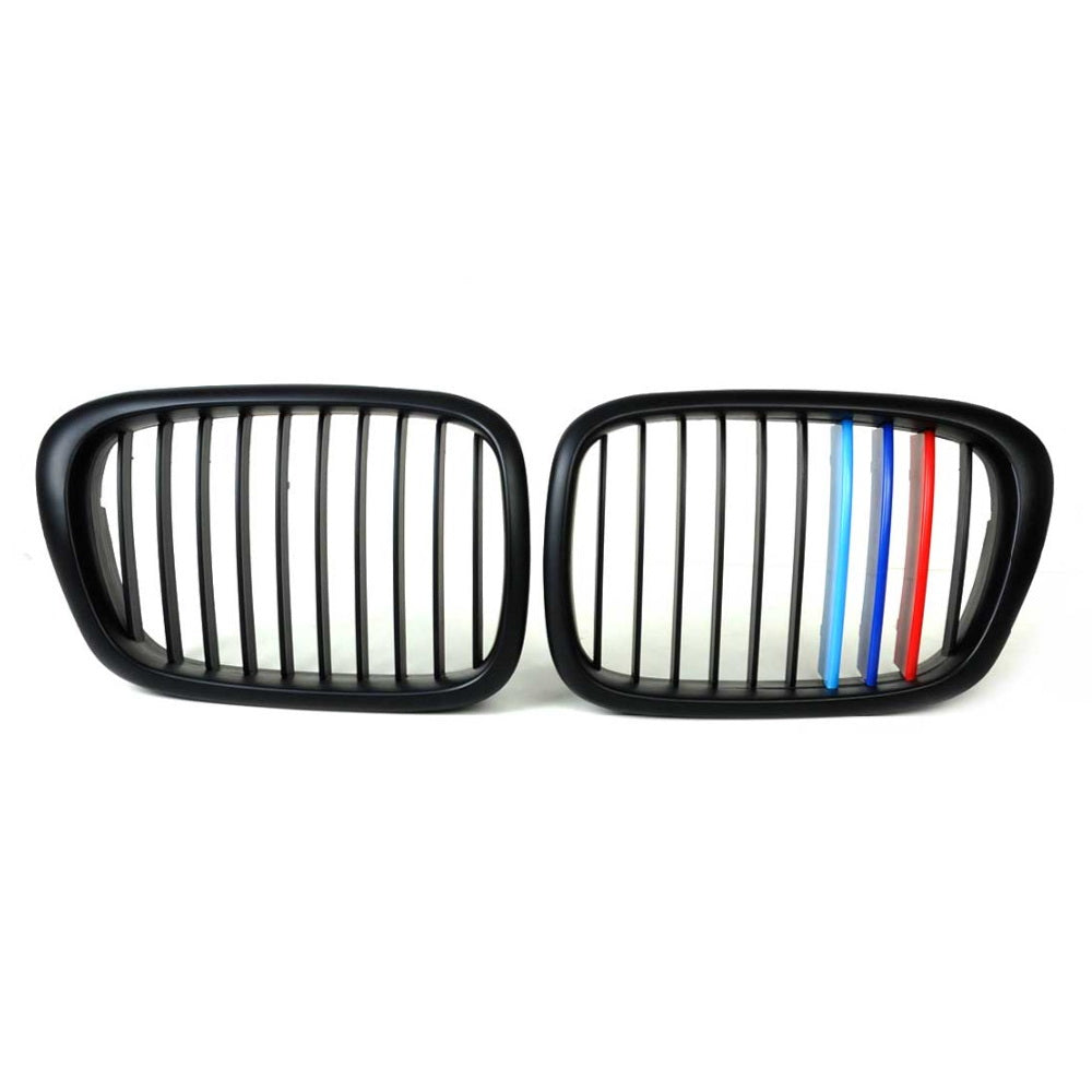 BMW E39 5 Series (1995-2003) ///M Style Colored Grille Insert Trims - 10 Beam Grill Upgrade for Enhanced Style & Performance | Perfect for Car Enthusiasts & Custom Builds