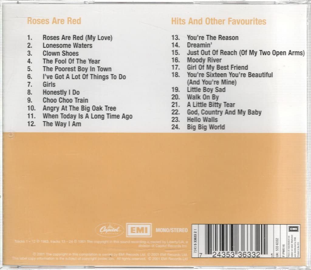 Roses Are Red / Hits & Other Favorites - Classic Love Songs Collection for Romantic Evenings, Weddings & Special Occasions