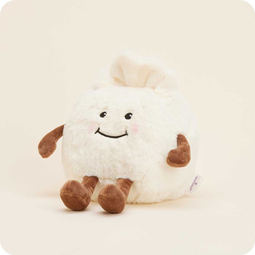 Warmies Microwavable Dumpling Plush Toy - Soothing Heat Therapy for Kids & Adults - Perfect for Stress Relief, Cramps, and Cold Weather Comfort