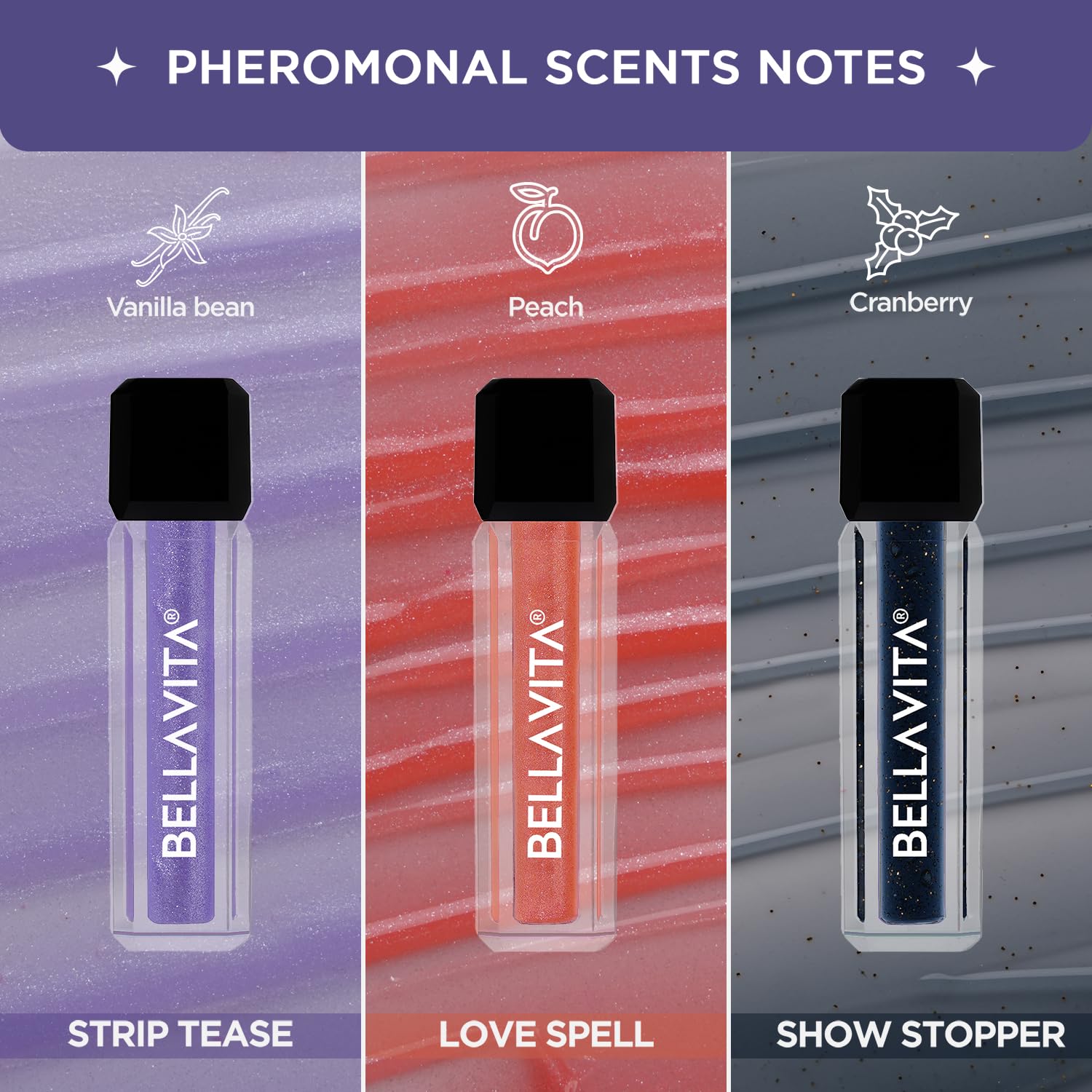 BELLAVITA pH Adapting Lip Gloss 4ml - Moisturizing Non-Sticky Lip Gloss with Color Changing Technology, Glossy Finish for All-Day Wear | Perfect for Date Night, Office, and Everyday Makeup Looks