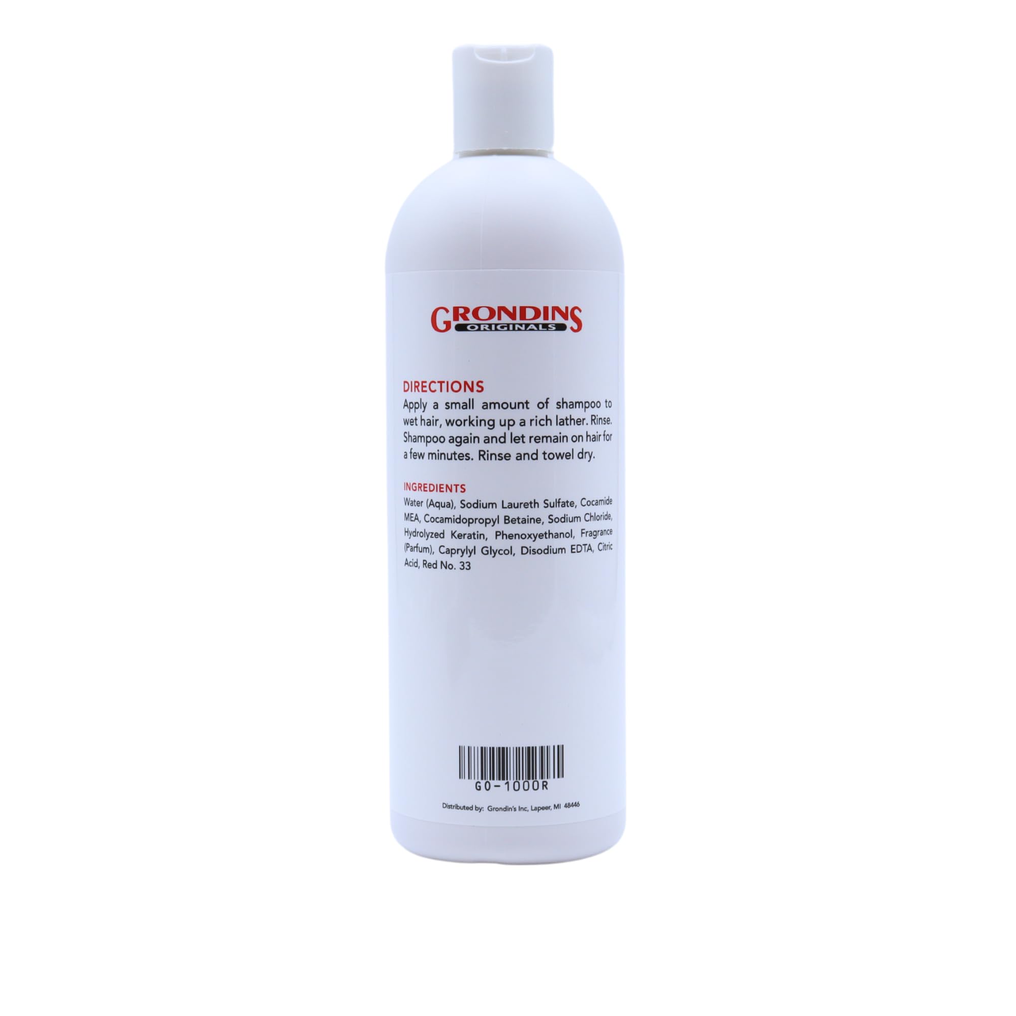 Cherry Amino Acid Shampoo for Hair Growth - Strengthening & Moisturizing Formula with Natural Extracts (16oz) - Best for Dry, Damaged Hair & Daily Hair Care Routine