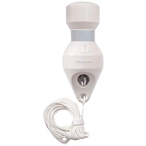 Nuova Rade Anchor Marking Buoy with Reflective Tape - 36ft Marine Safety Float with SOLAS Approved Reflective Stripe, HDPE Construction (19.96