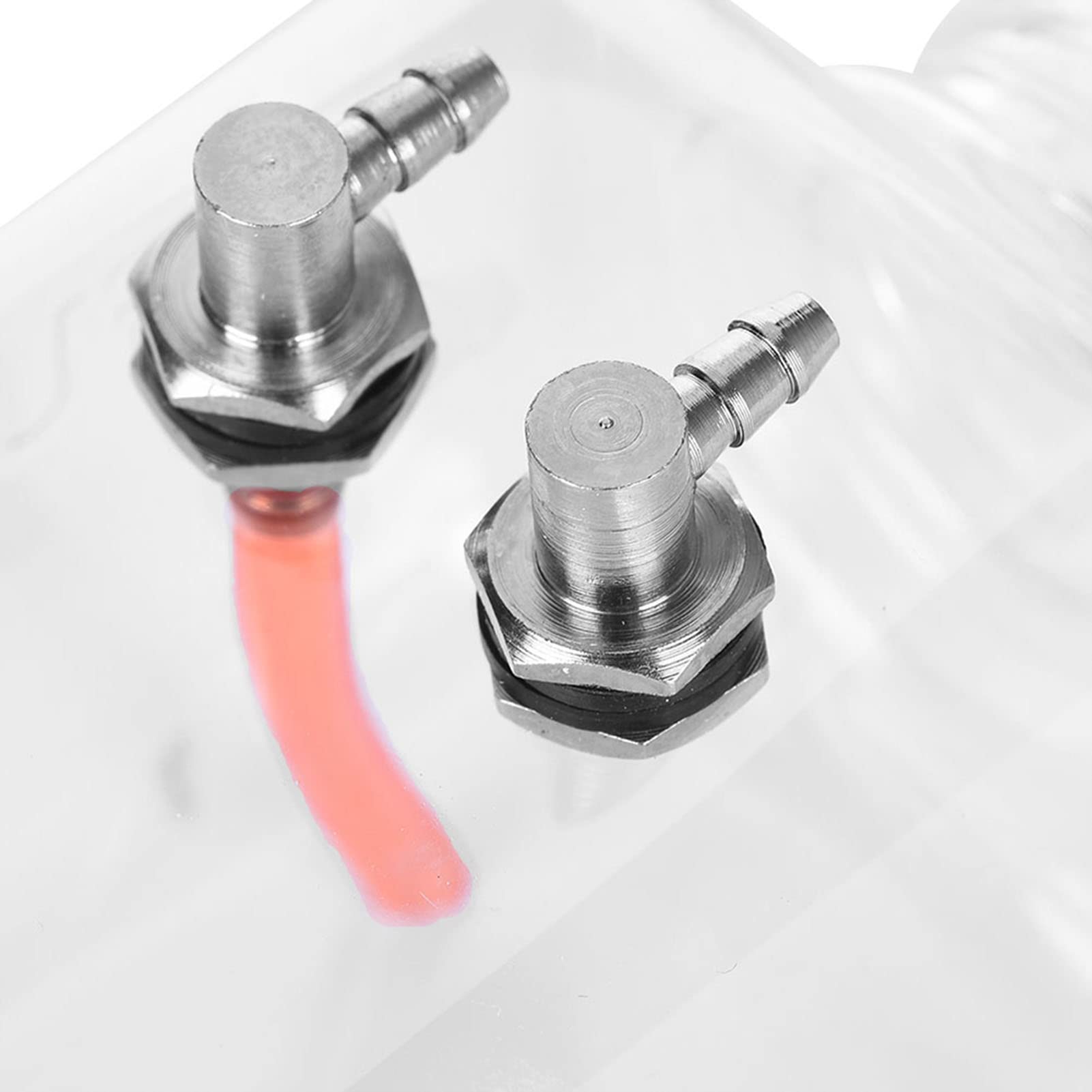 VGEBY 300ml RC Airplane Fuel - Transparent Plastic Container, Sealed & High Strength, CNC Machined Metal Cap for 15-26cc RC Aircraft - Perfect for Remote Control Airplane Hobbyists and Outdoor Flying Enthusiasts