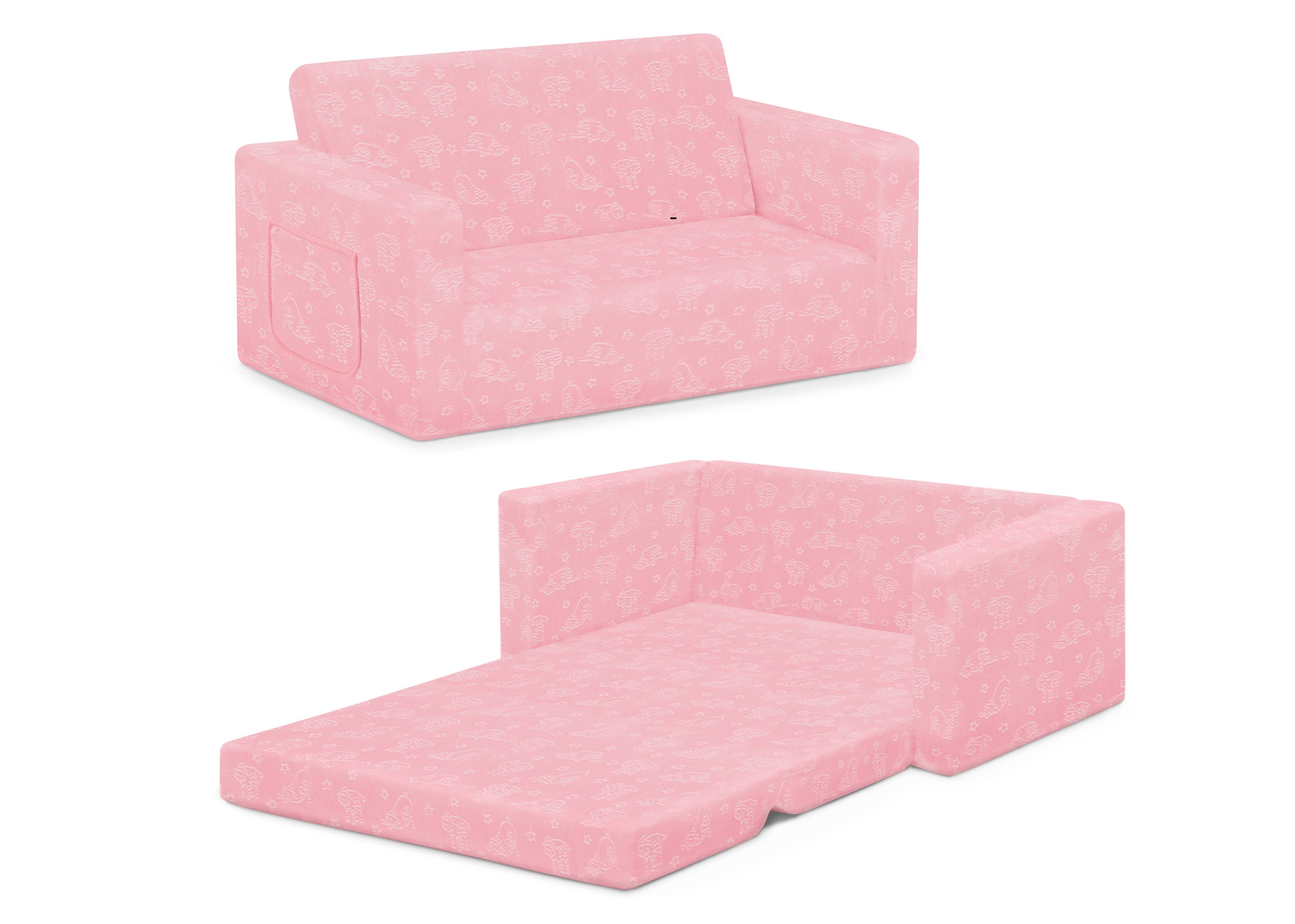 Extra Wide Convertible Sofa to Lounger - Perfect Sleeper for Small Spaces | Comfortable Sleeper Sofa Bed for Living Room, Guest Room & Apartments
