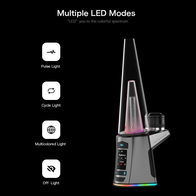 Mingvape Luxo Electric Dab Rig Kit - Waterproof E Rig with Wireless Charging for Concentrates | Portable & Rechargeable for Home & Travel Use | Perfect for Wax, Oil & Shatter Enthusiasts