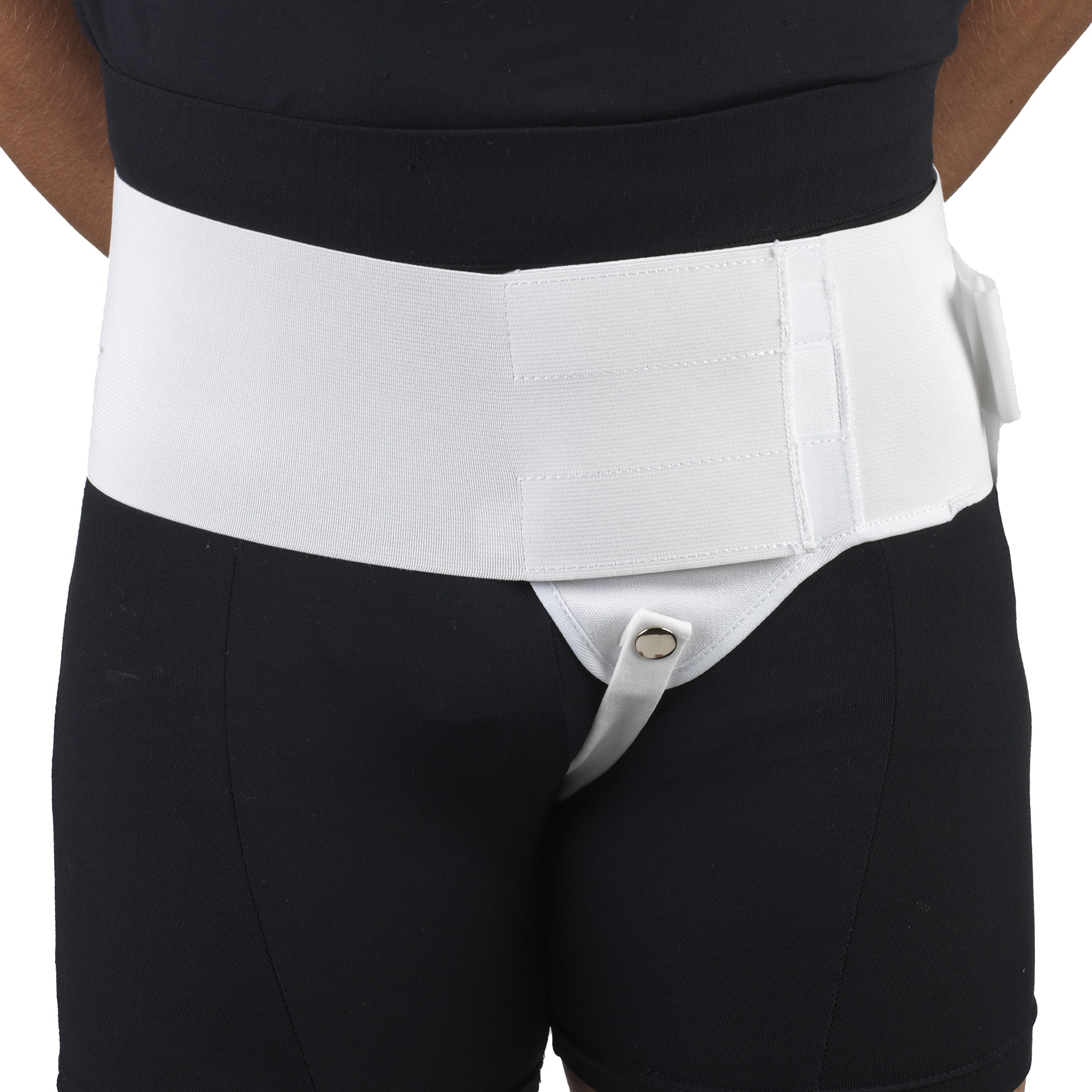 OTC Hernia Support Belt for Inguinal & Scrotal Hernia Relief - Adjustable Left/Right Side Support - Small Size (Left Side) - Ideal for Daily Wear, Post-Surgery Recovery & Active Lifestyle