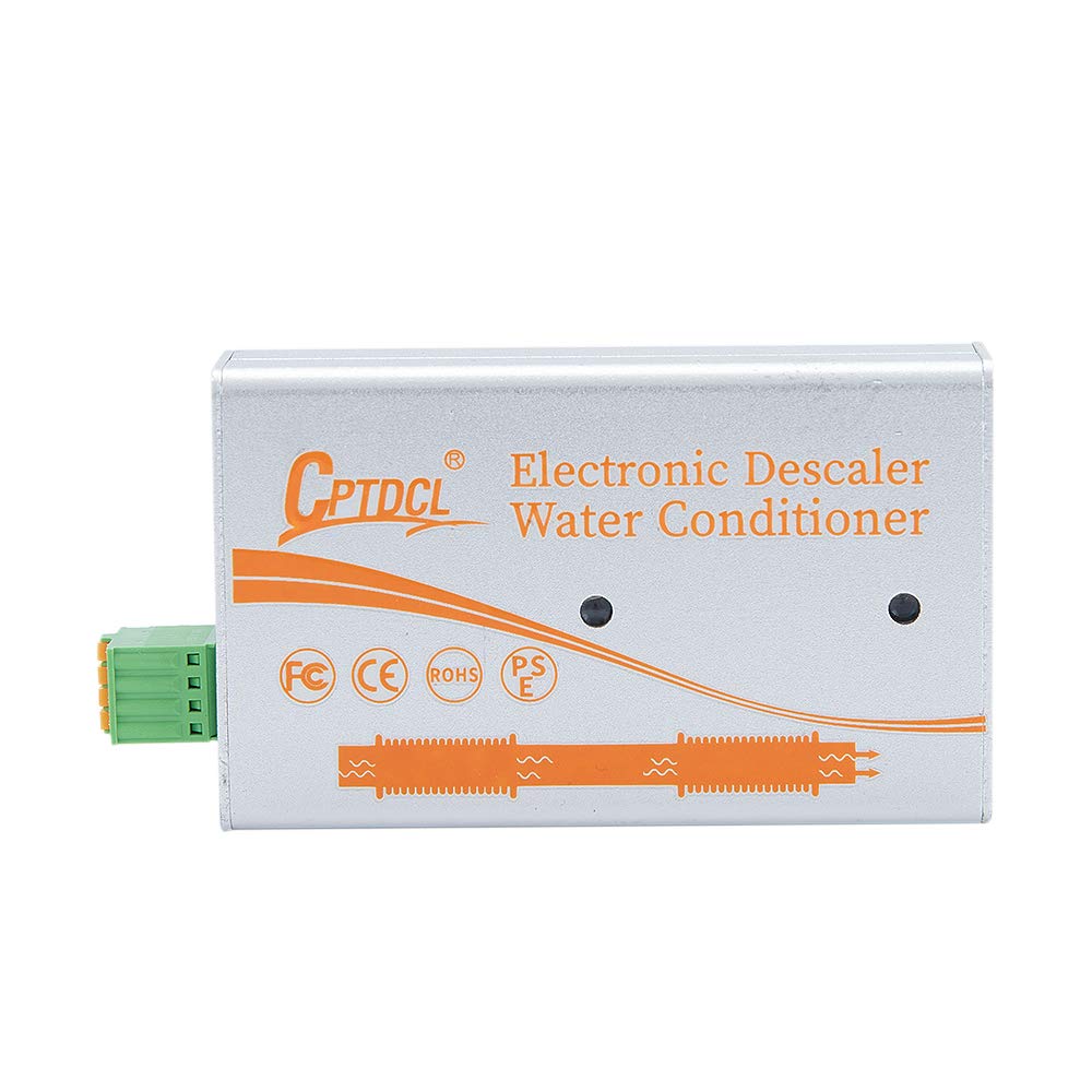 12V Electronic Water Descaler & Conditioner for Hard Water - Safe for Copper & PVC Pipes | Prevents Limescale Build-Up in Homes, Kitchens & Appliances