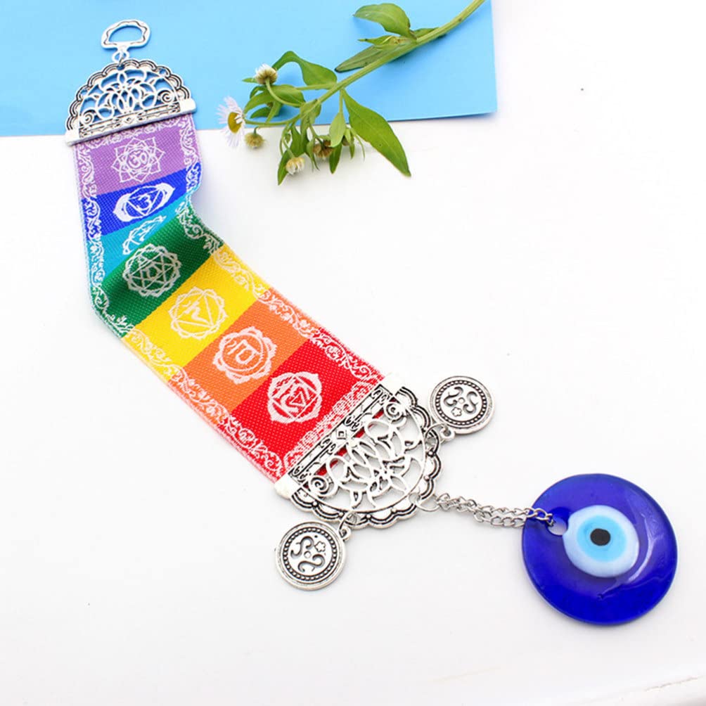 Blue Evil Eye Pendant - Handmade Turkish Nazar Boncuk Hanging Decor for Car, Home & Office - Protection Amulet for Wall, Window & Mirror Decor - Perfect Gift for Housewarming & Spiritual Blessings