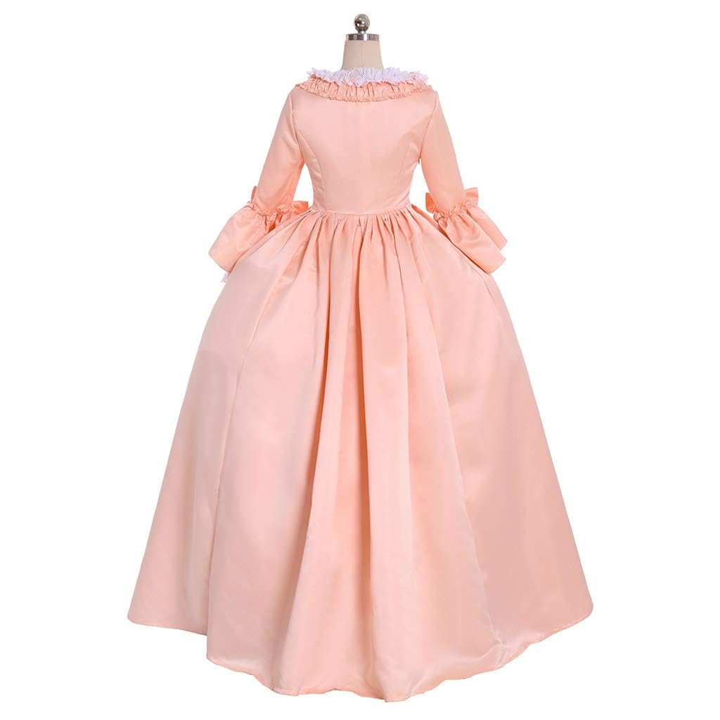 Queen Marie Antoinette Rococo Ball Gown - Victorian Cosplay Dress for Women | Pink Elegant Costume for Renaissance Fairs, Themed Parties & Historical Reenactments
