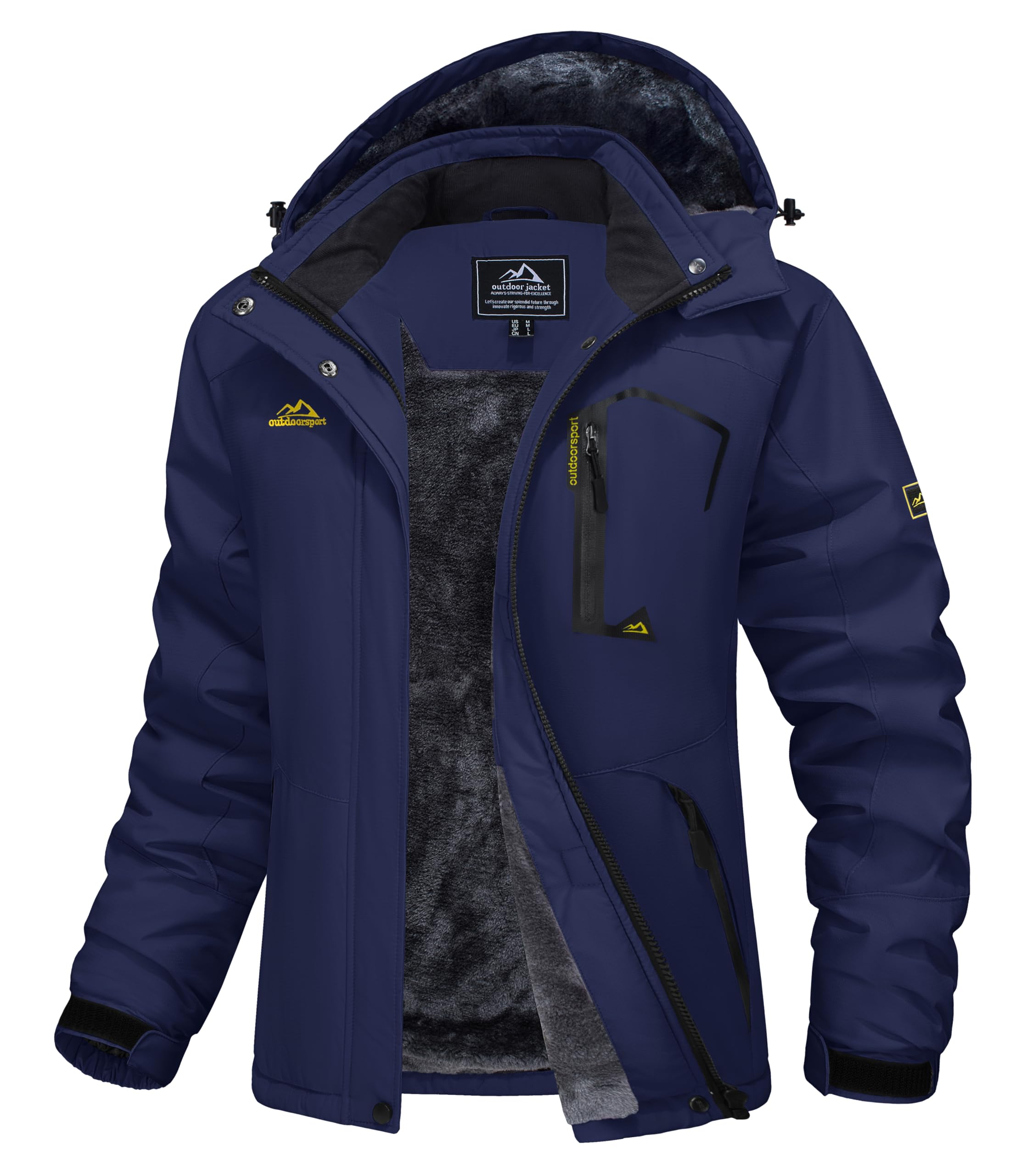 **MAGCOMSEN Women's Waterproof Ski Jacket - Insulated Winter Snow Coat with Hood, Windproof & Fleece Lined for Warmth | Perfect for Skiing, Snowboarding & Outdoor Winter Activities**