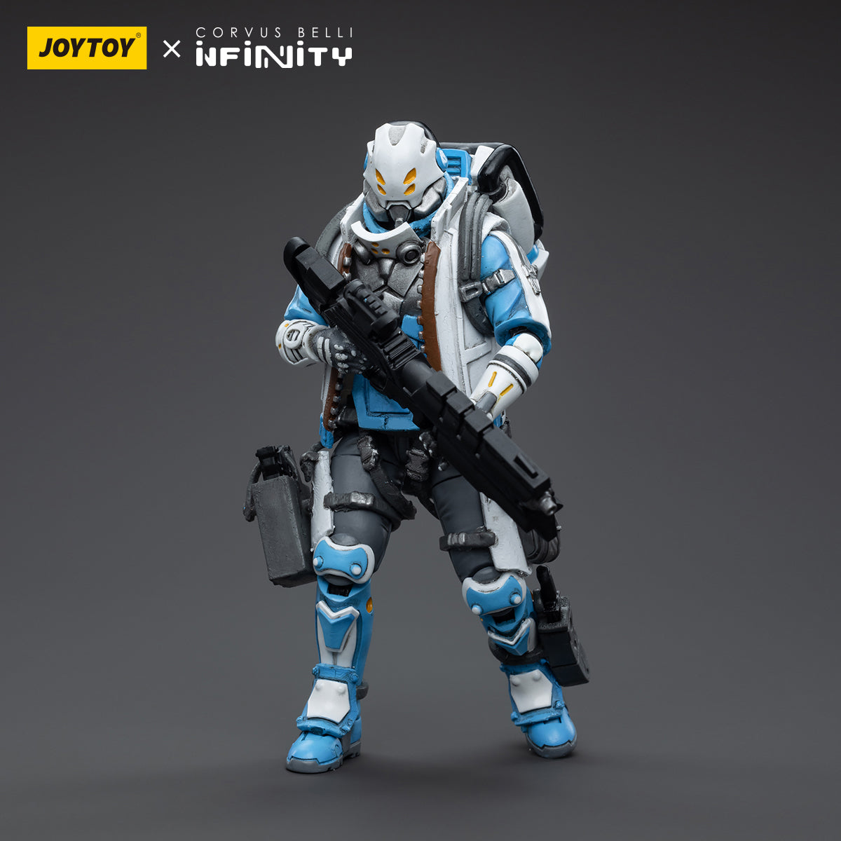 1/18 JOYTOY 3.75 Inch PanOceania Action Figure Set (3pcs) - Highly Detailed Collectible Military Miniatures for War Game Enthusiasts & Sci-Fi Collectors - Perfect for Tabletop Gaming, Display Shelves, and Gift Giving