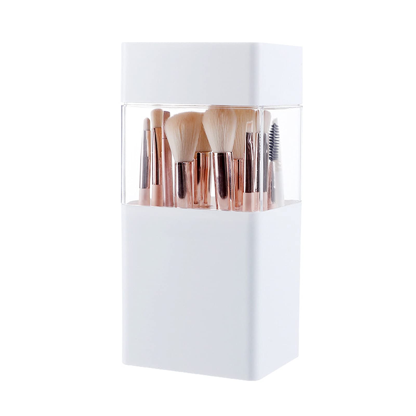 Premium Makeup Brush Organizer - Large Capacity Detachable ABS Cosmetic Storage Case for Travel & Home | Perfect for Makeup Artists & Daily Beauty Routine