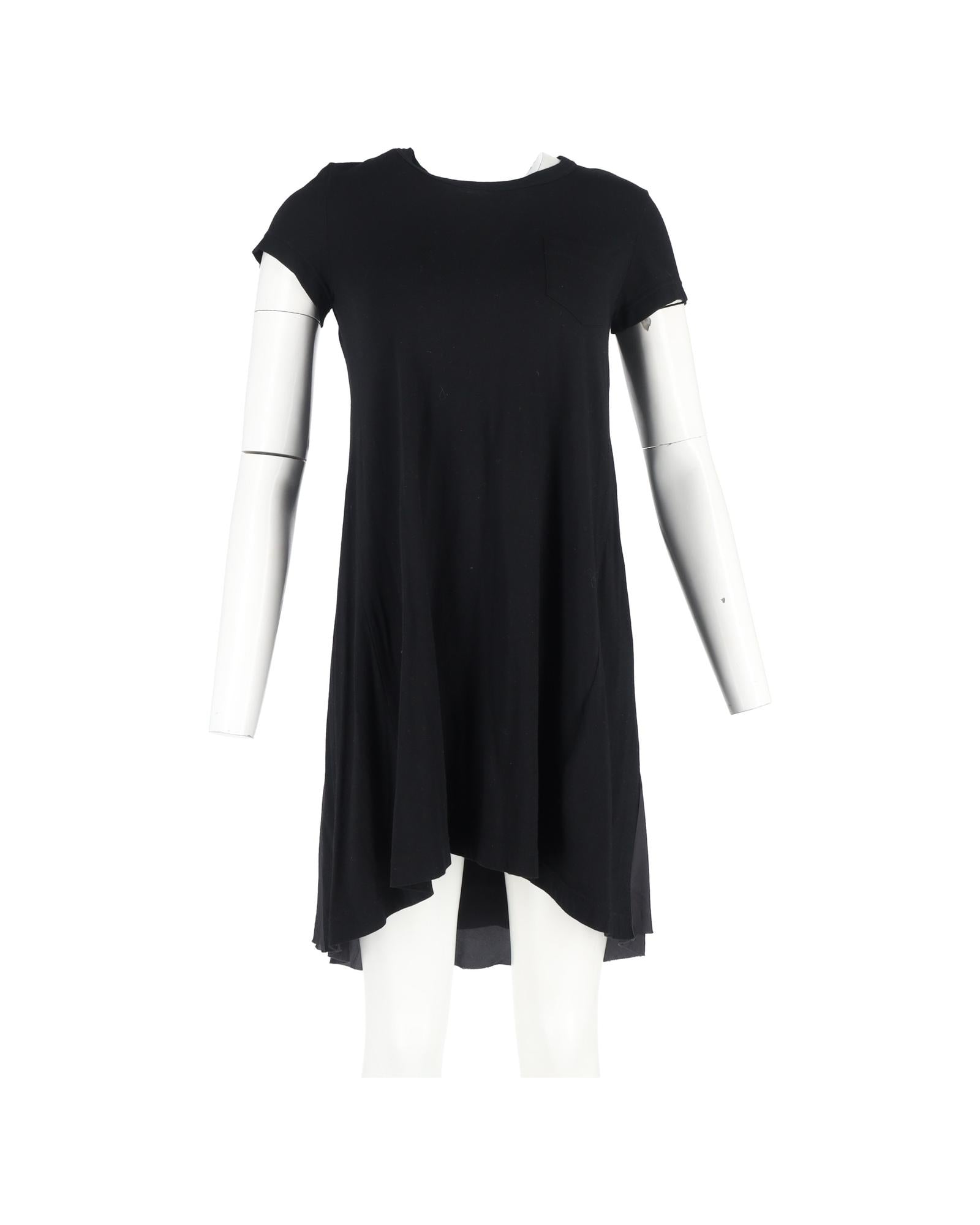 Asymmetrical Hem Short Sleeve Dress for Women - Trendy Summer Casual Flowy Midi Dress - Perfect for Beach, Vacation, and Date Night Outfits