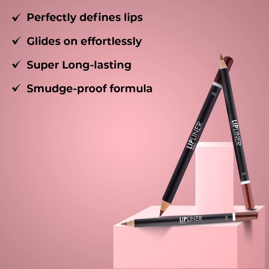 Long-Lasting Lip Pencils - Trendy Shades (1.7g) for Everyday Wear