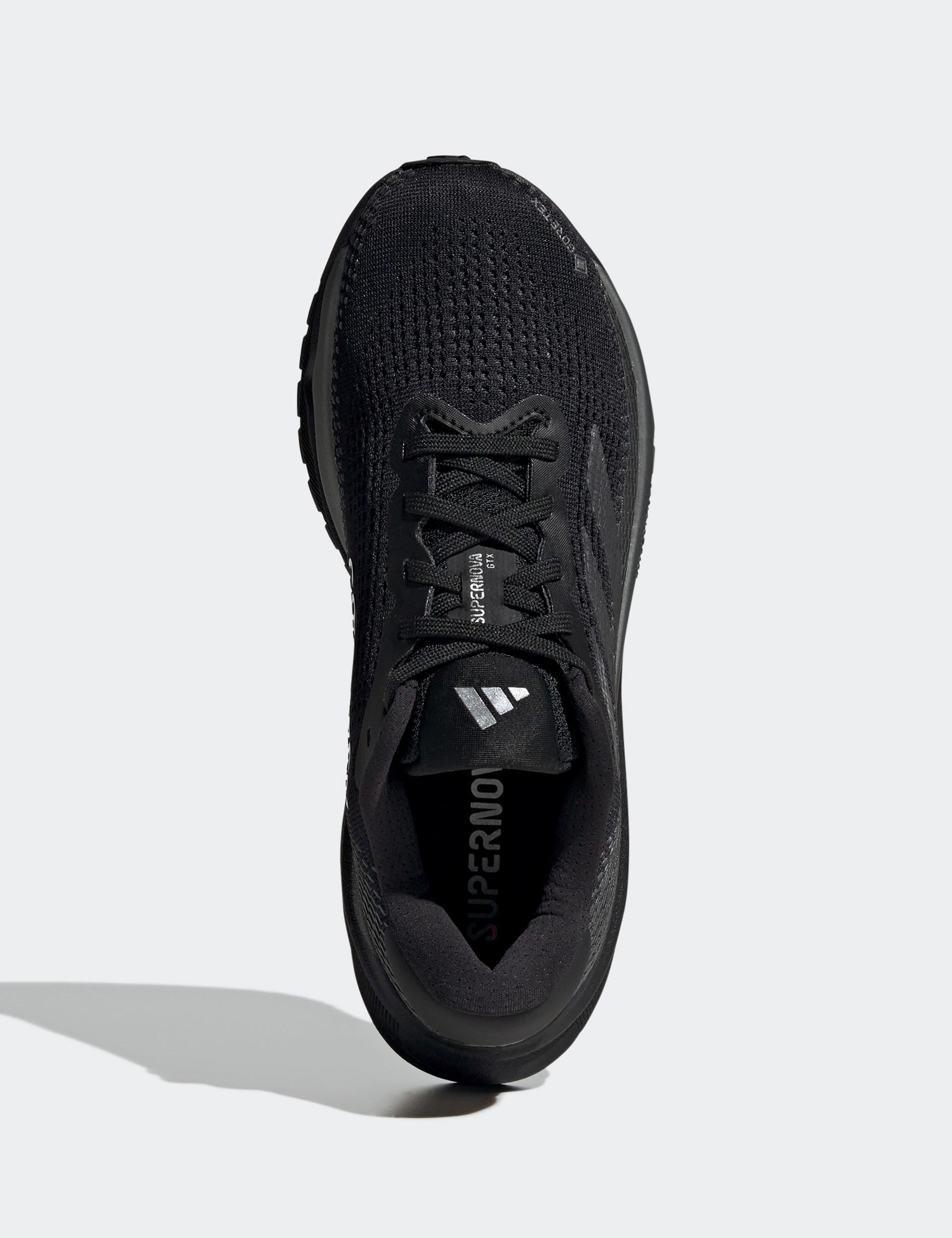 Supernova GORE-TEX Running Shoes for Men & Women - Waterproof, Breathable - Core Black/Iron Metallic - Ideal for Trail Running, Hiking & Outdoor Adventures