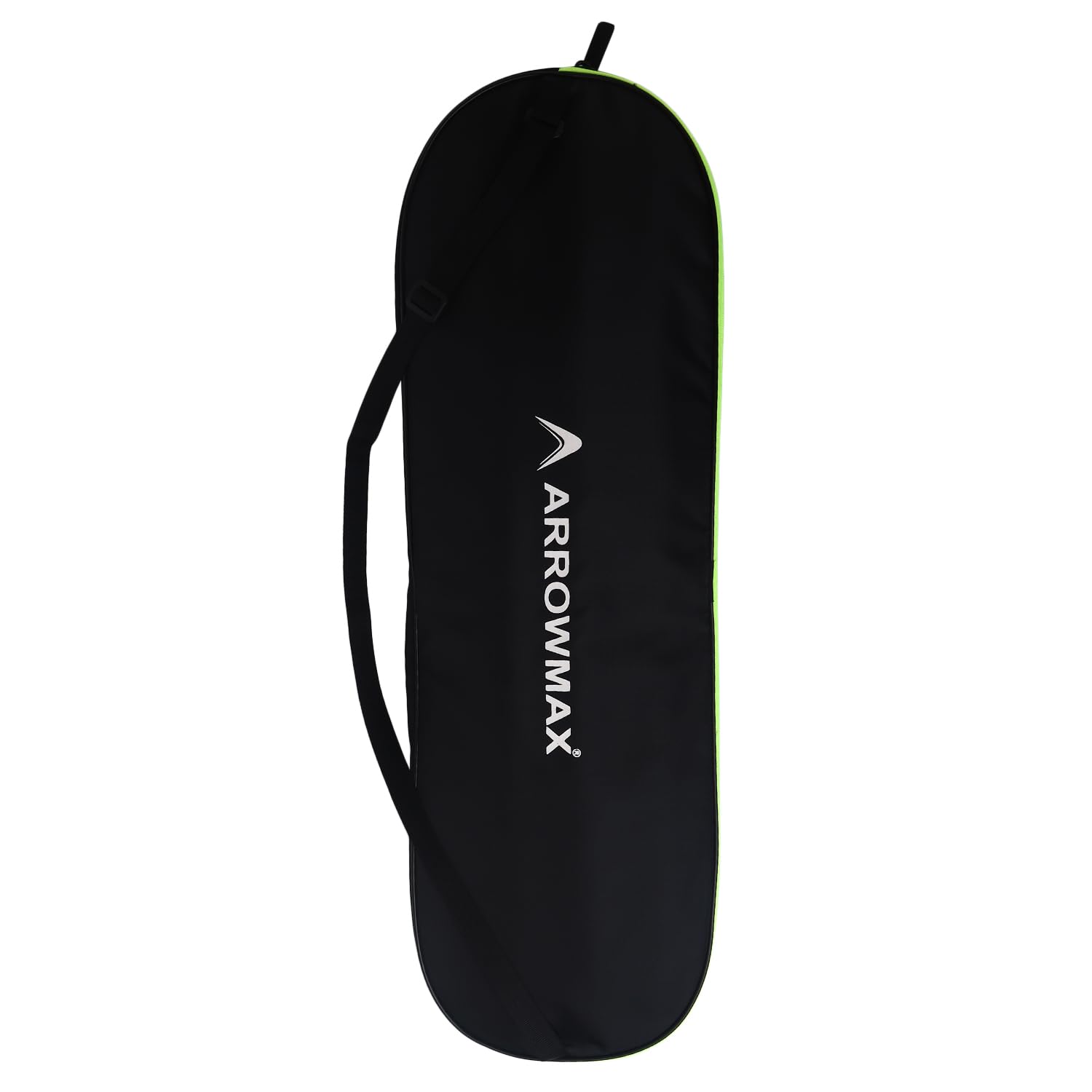 ArrowMax Premium Lightweight Stylish Badminton Kit Bag - Single Zip Shuttlecock Sports Bag for Men & Women | Waterproof & Dustproof Equipment Bag (Black/Red) | Perfect for Training, Matches & Travel