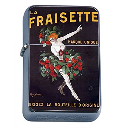 Italian Strawberry Woman Illustration Oil Lighter D-220 - Perfect for Home Decor, Gifts & Collectibles